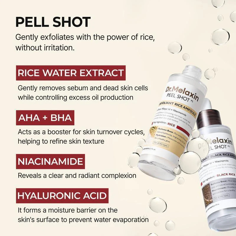 Rice Peel Shot Glow