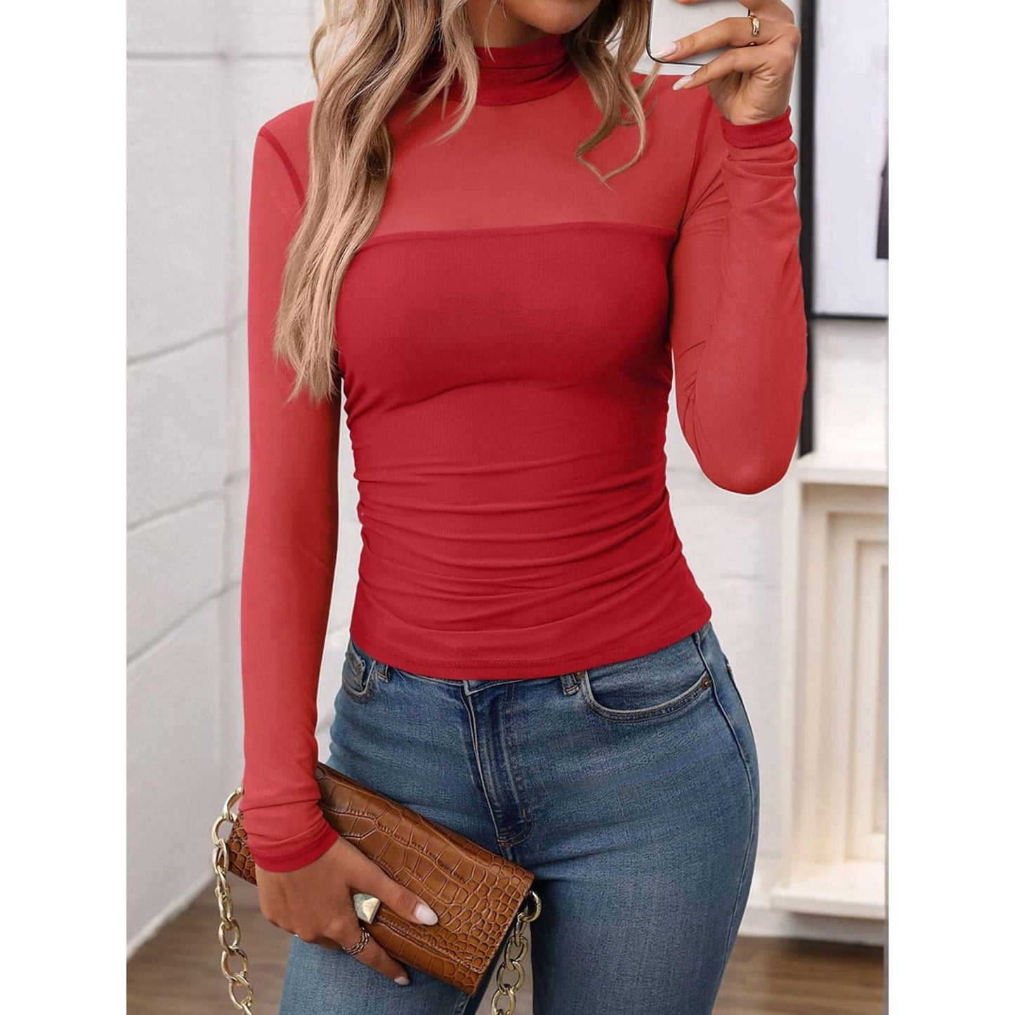 Elegant Mesh Bodysuit