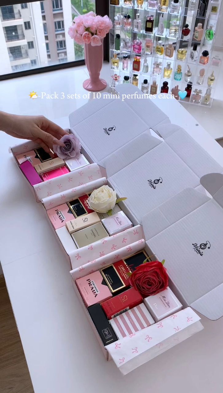 15 bottles mini perfume sets