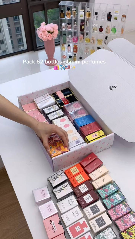 67 bottles of best-selling mini perfume