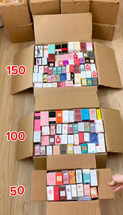 Mini perfume wholesale prices: 50, 100, 150, 200 bottles